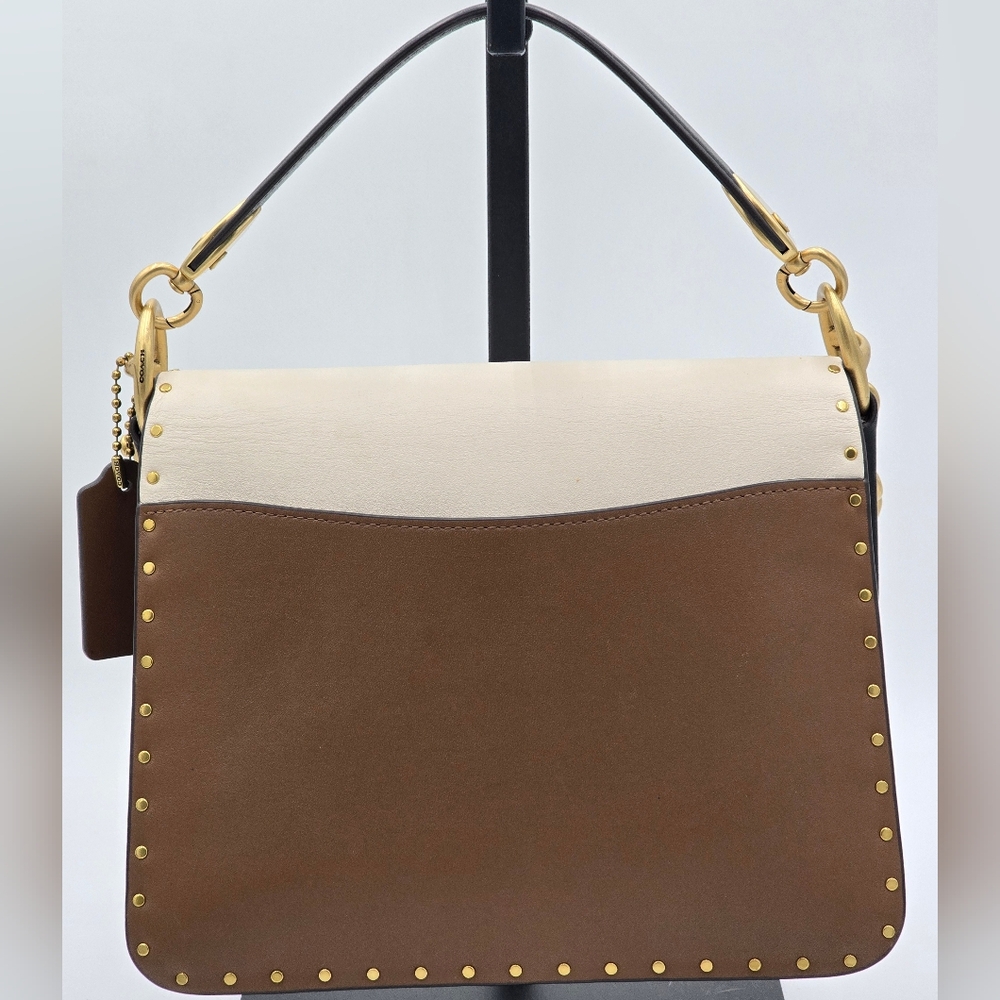 💥NWOT💥 Coach Beat Shoulder Bag In Colorblock With Rivets Leather Crossbody - Picture 3 of 16